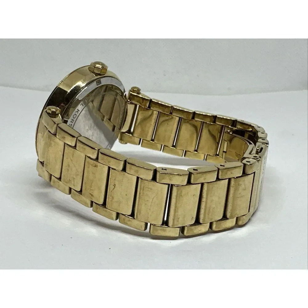 Michael Kors Parker MK5784 Women's Gold Stainless Steel Analog Dial Watch NUL17